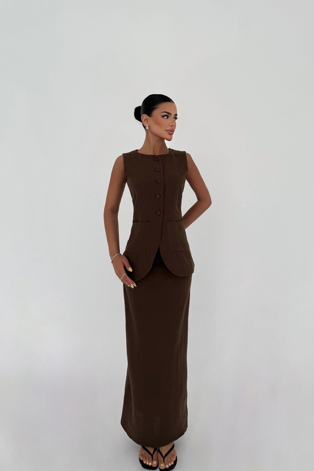 Kahverengi Ceolika Takım ATE-2853 