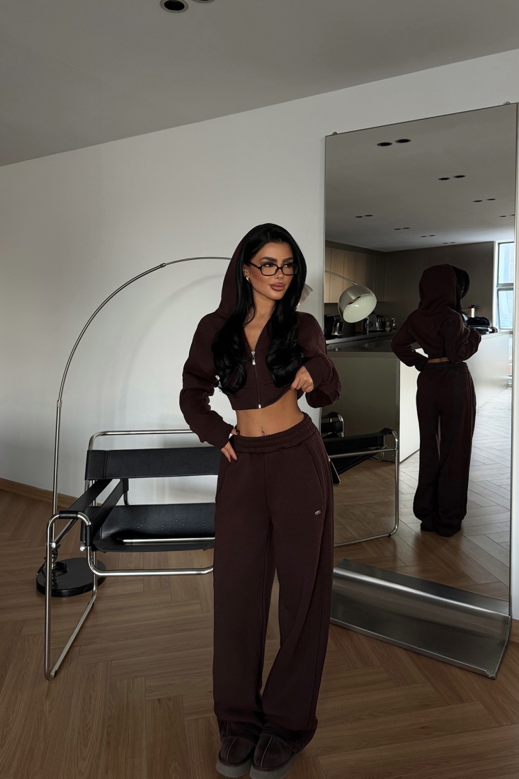 Kahverengi Joshua Eşofman Takımı ATE-4084 - EYYO