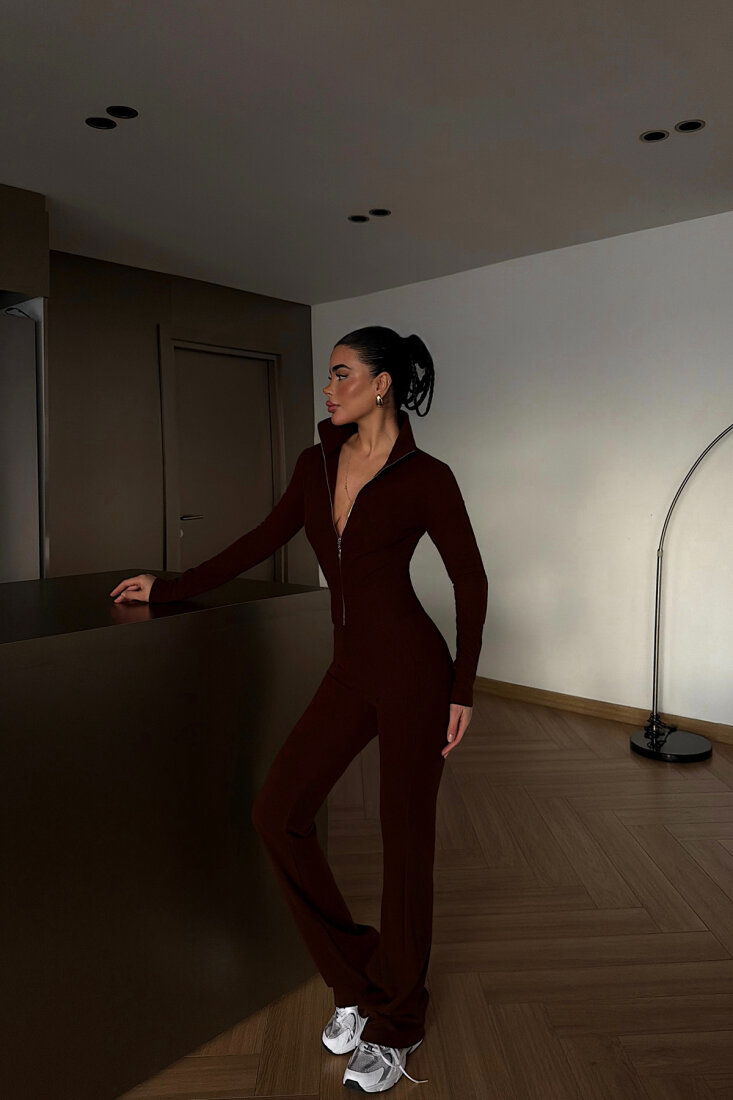 Kahverengi Grisa Takım ATE-4183 - EYYO