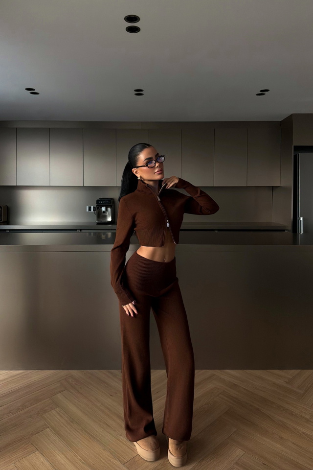 Kahverengi Zenxy takım ATE-4148 