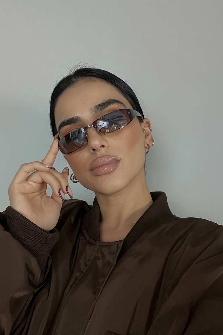 Kahverengi İnce Çerçeveli Gözlük ATE3327 - EYYO