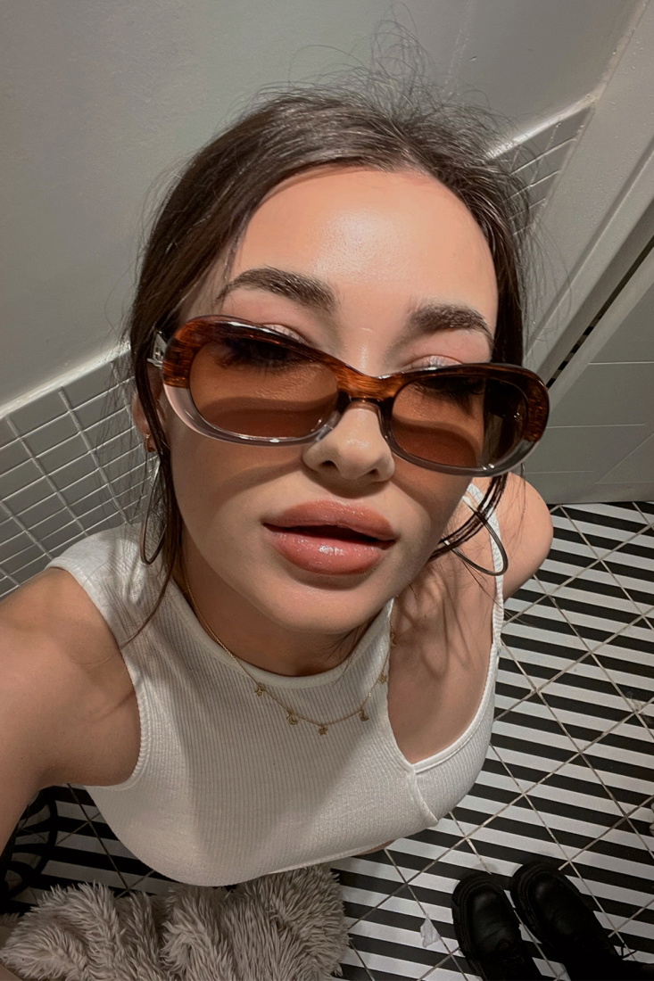 Kahverengi İnce Çerçeveli Gözlük ATE4614 - EYYO