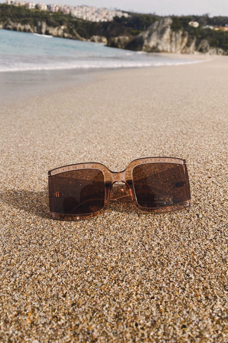 Kahverengi Kalın Çerçeveli Gözlük ATE4106 - EYYO