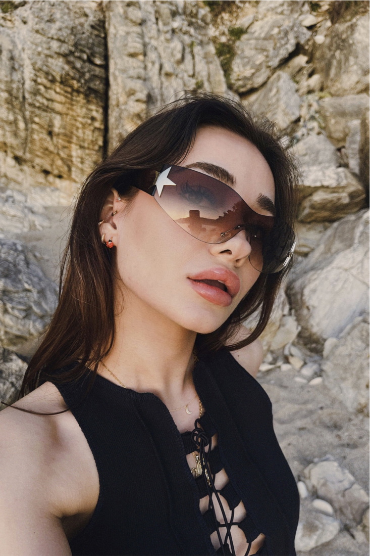 Kahverengi Kalın Çerçeveli Gözlük ATE4928 - EYYO