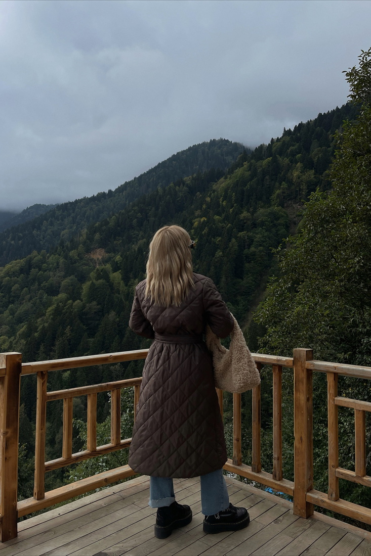 Kahverengi Kapitone Mont ATE2091 - KTN