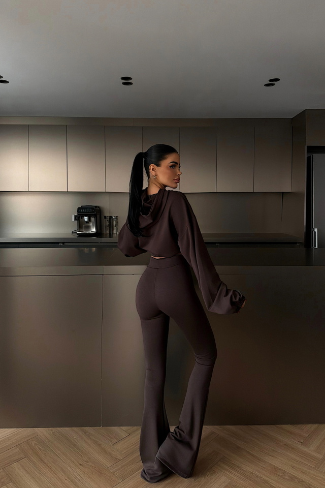 Kahverengi Kerrie Eşofman Takım ATE-4140 - 4