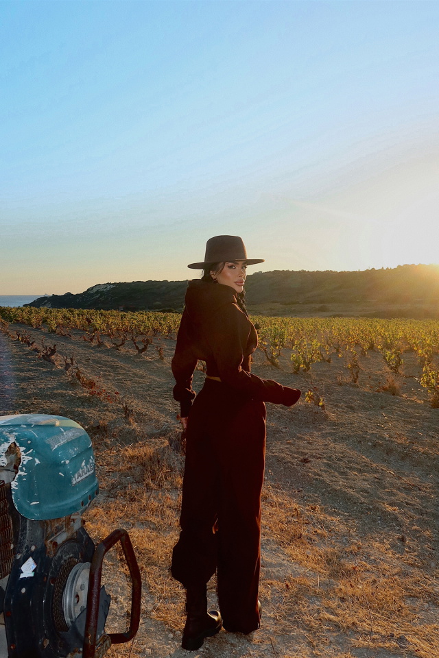 Kahverengi Scarf Kapşonlu Eşofman Takım ATE-3693 - 6