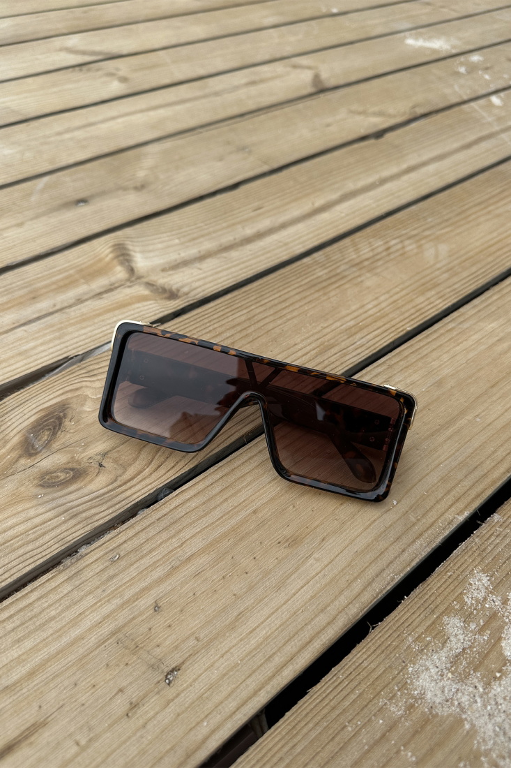 Kahverengi Leopar Gradient Gözlük ATE6150 - EYYO