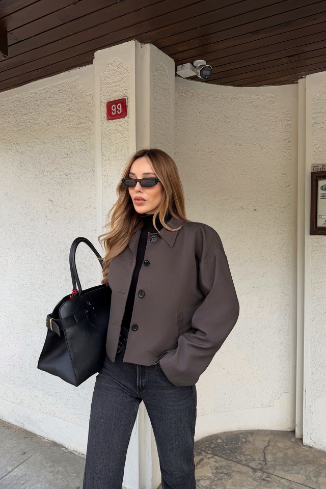 Kahverengi Tiziana Trençkot ATE-1999 