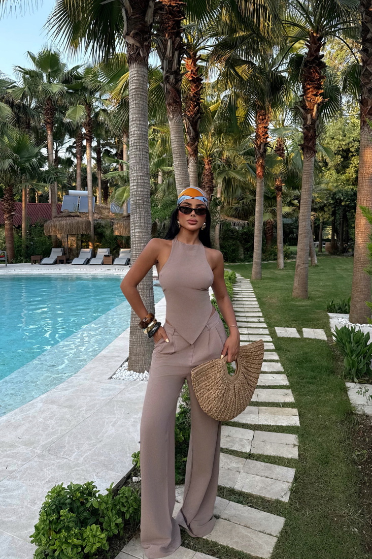 Kahverengi Pebble Takım ATE-2967 - EYYO