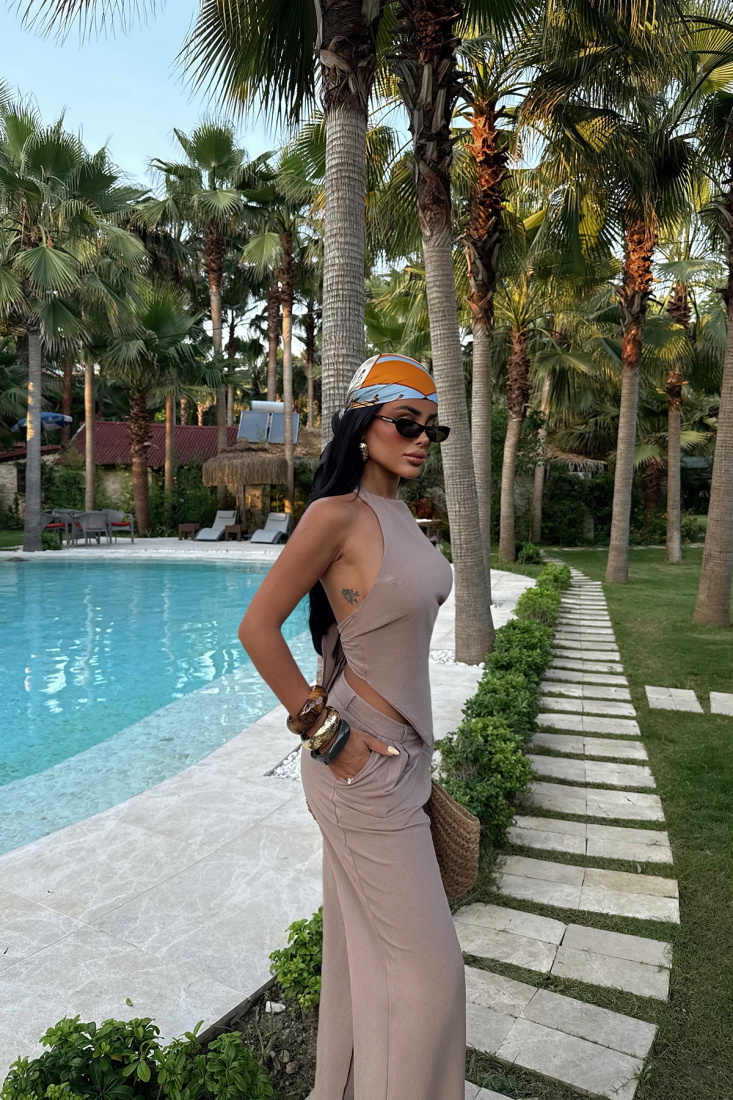 Kahverengi Pebble Takım ATE-2967 - EYYO