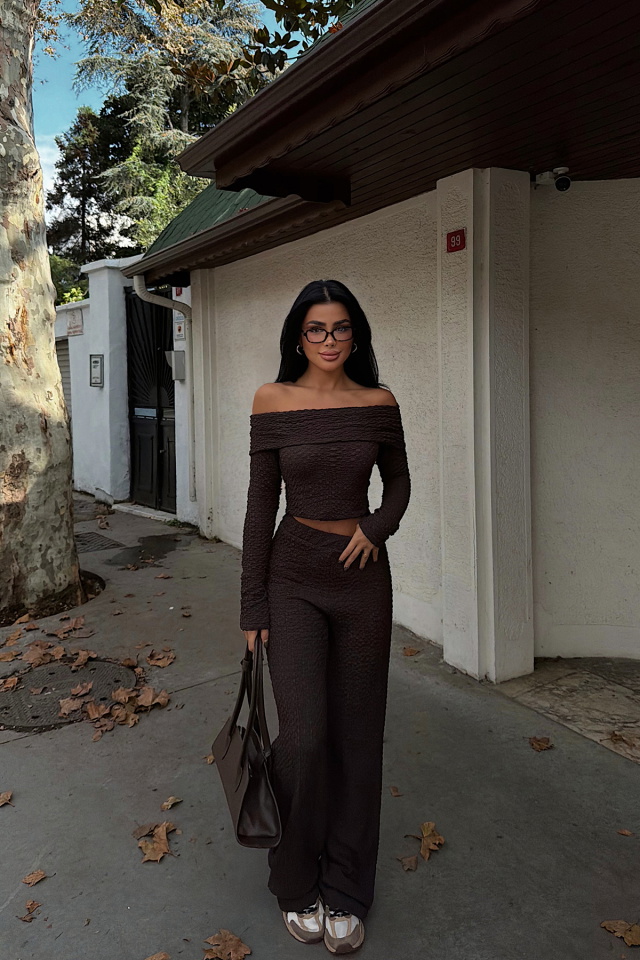 Kahverengi Laveau Takım ATE-3738 - 4