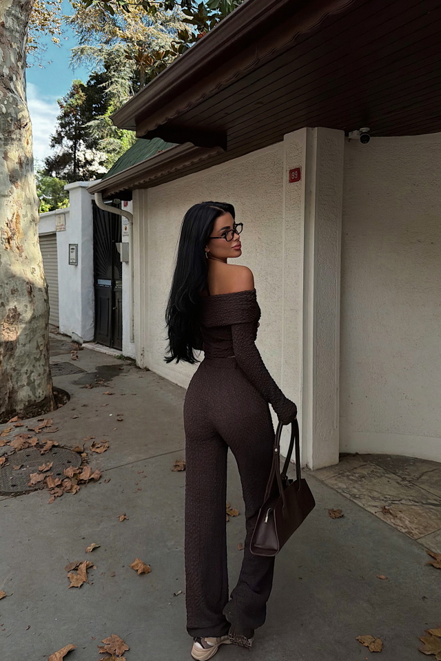 Kahverengi Laveau Takım ATE-3738 - 5