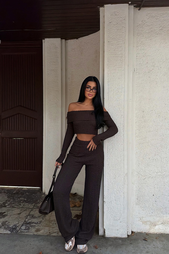 Kahverengi Laveau Takım ATE-3738 - 1