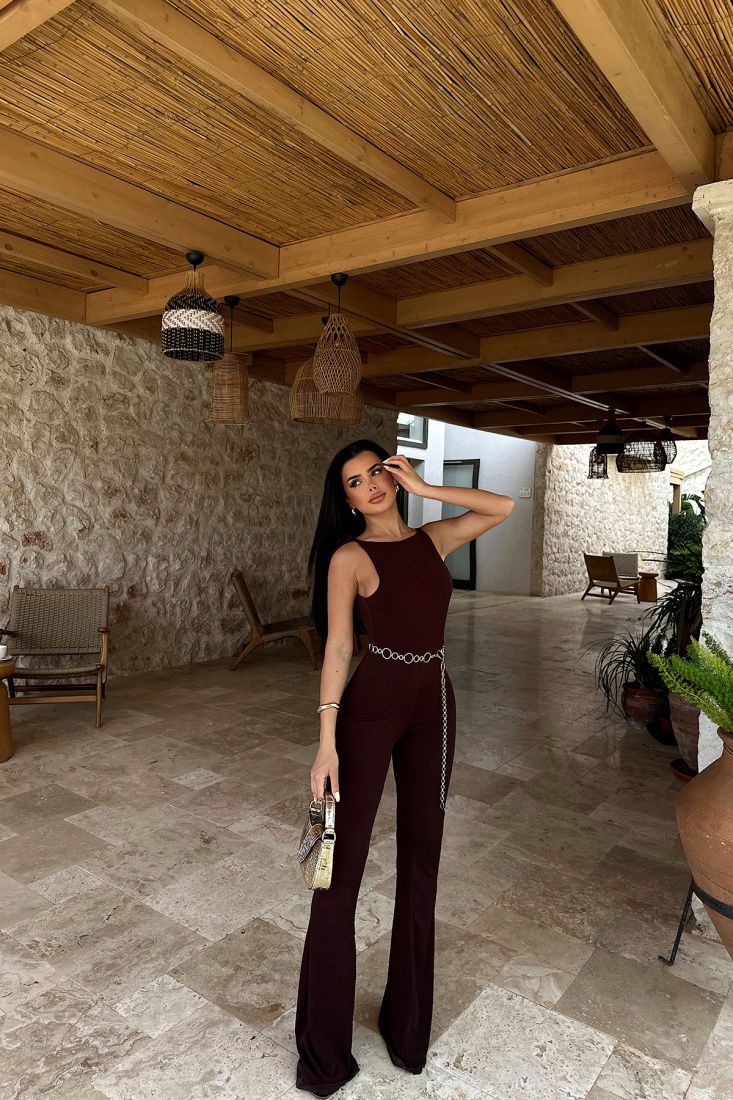 Kahverengi Adela Uzun Tulum ATE-0948 - EYYO