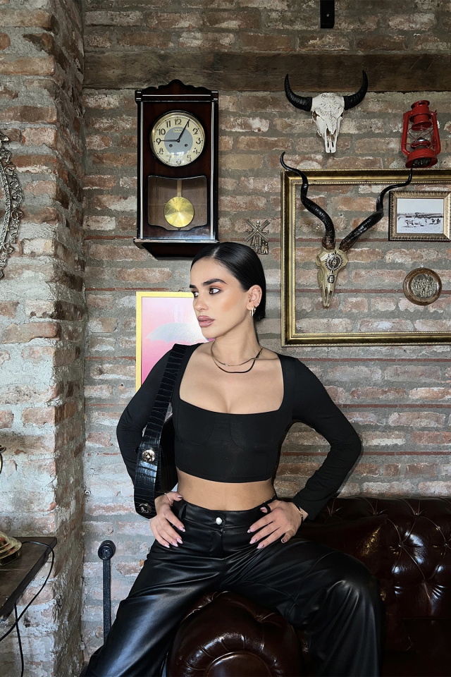 Kare Yaka Crop Top ATE3153 - 1