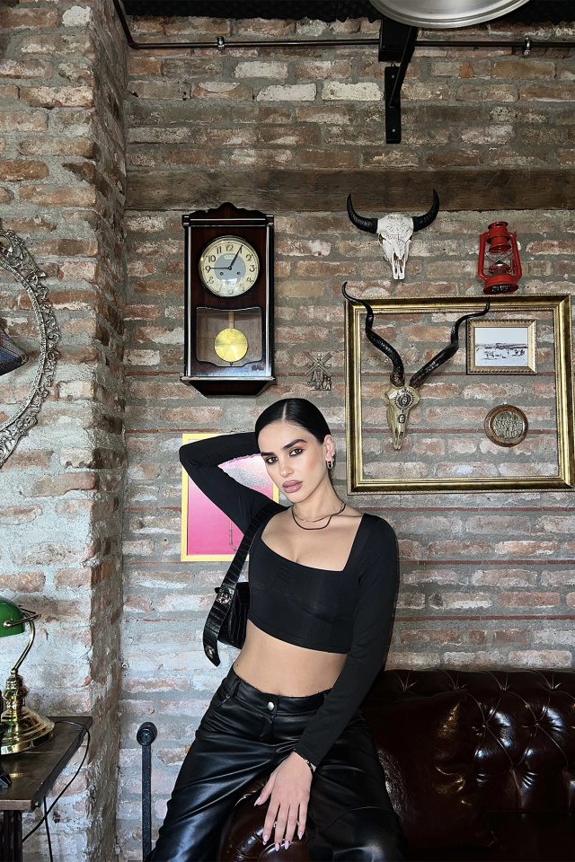 Kare Yaka Crop Top ATE3153 - 5