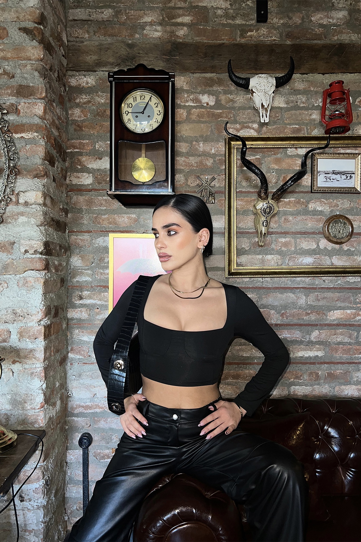 Kare Yaka Crop Top ATE3153 - 1