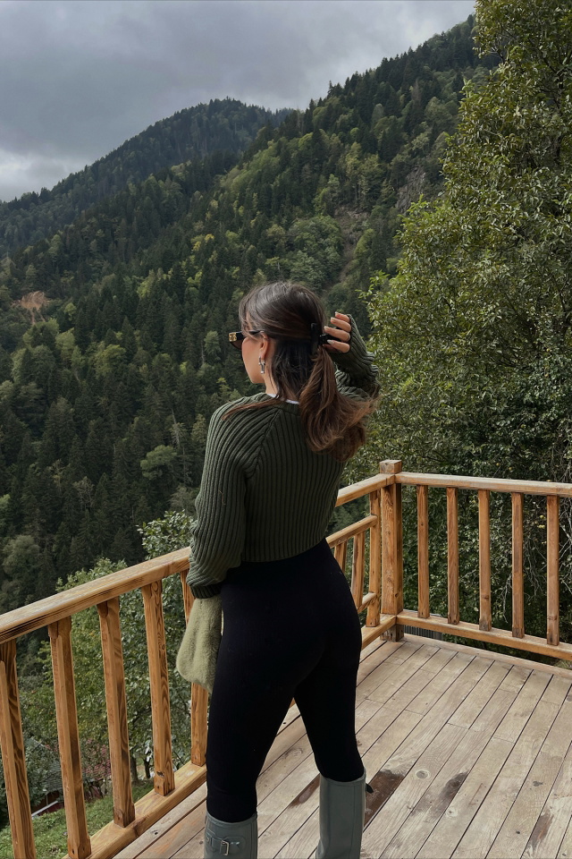 Khaki Knitwear Sweater ATE2115 - 2