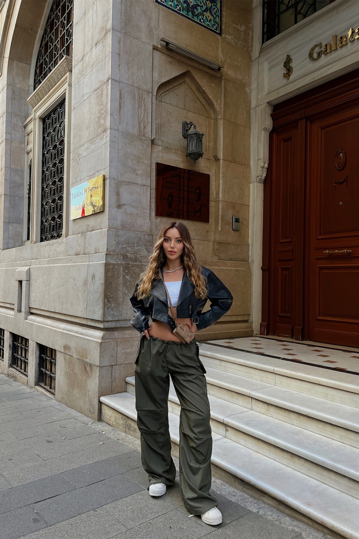 Khaki Laced Pants ATE2310 - EYYO