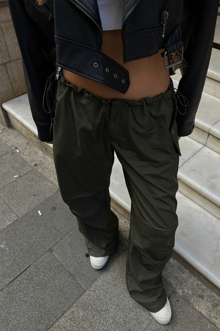 Khaki Laced Pants ATE2310 - EYYO