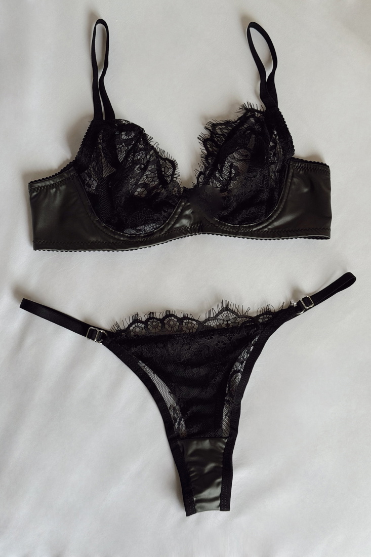 Khaki Leather Underwear ATE-2887 - EYYO