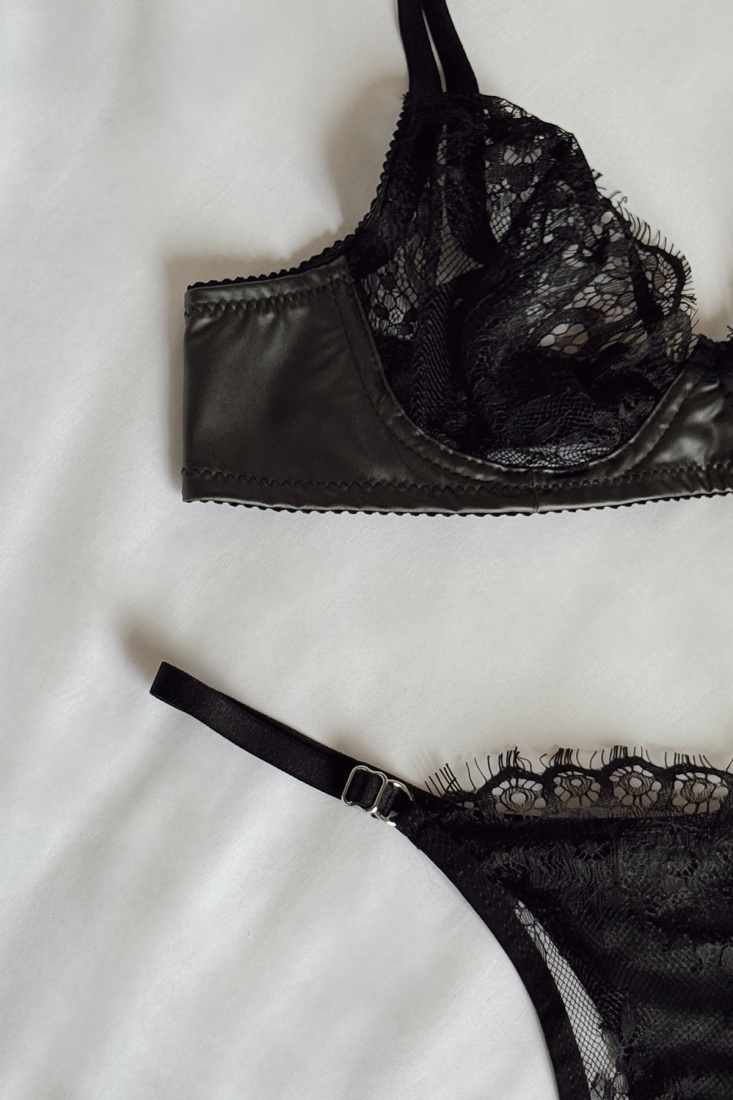 Khaki Leather Underwear ATE-2887 - EYYO