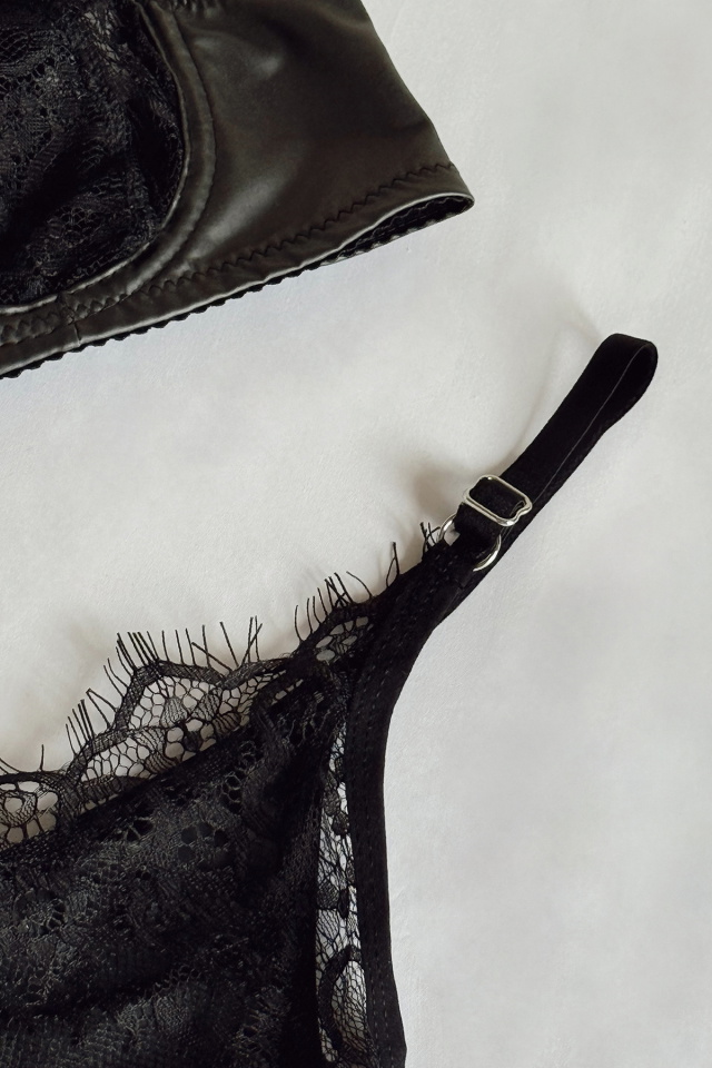 Khaki Leather Underwear ATE-2887 - 3