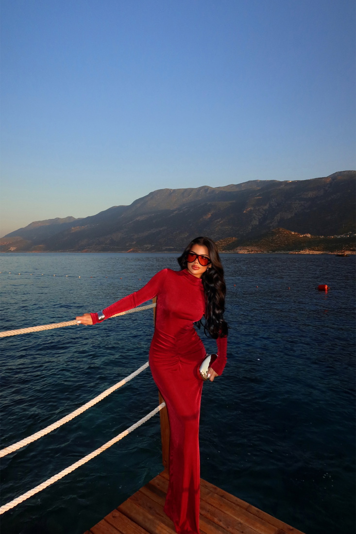 Kiremit Electra Elbise ATE-1457 - EYYO