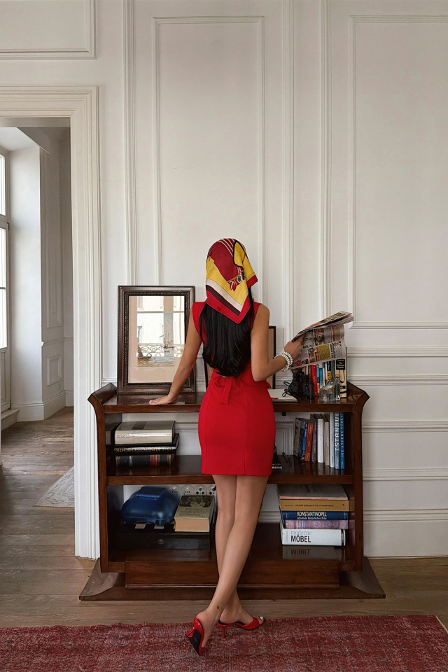 Kırmızı Puteh Elbise ATE-4031 - 5