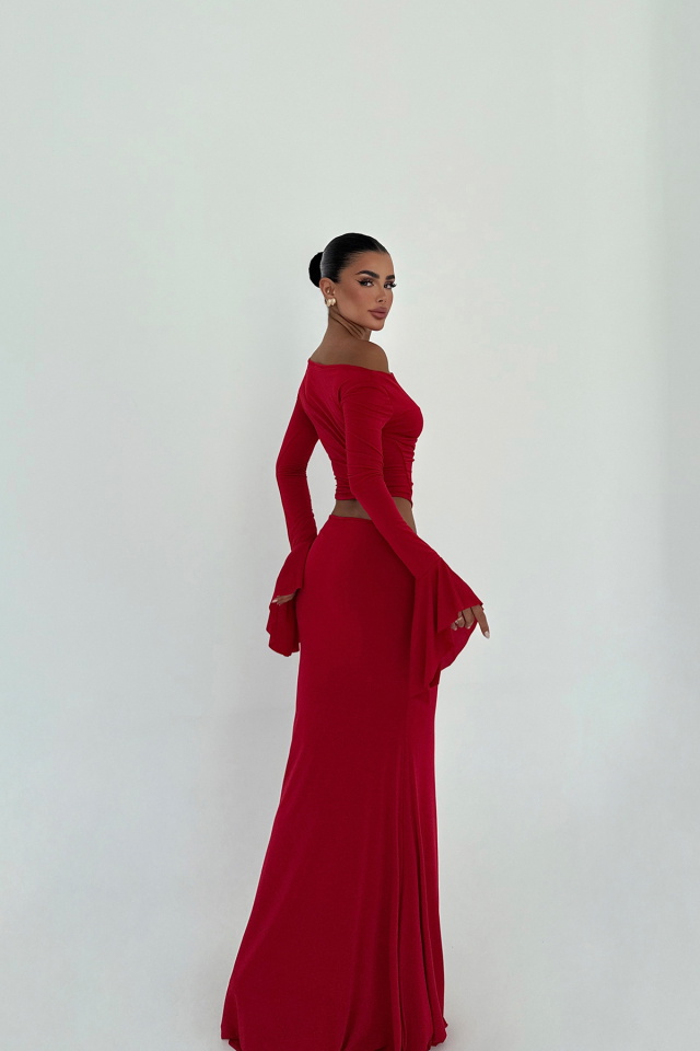 Kırmızı Darcey Takım ATE-2955 - 3