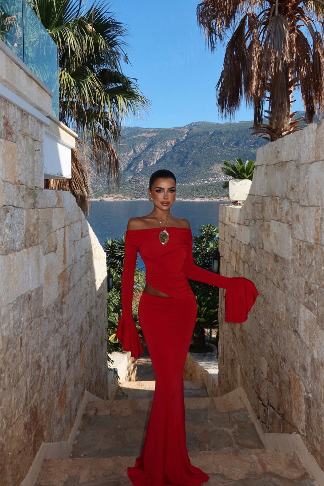 Kırmızı Darcey Takım ATE-2955 