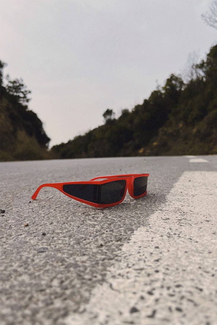 Kırmızı Kalın Çerçeveli Gözlük ATE4103 - EYYO