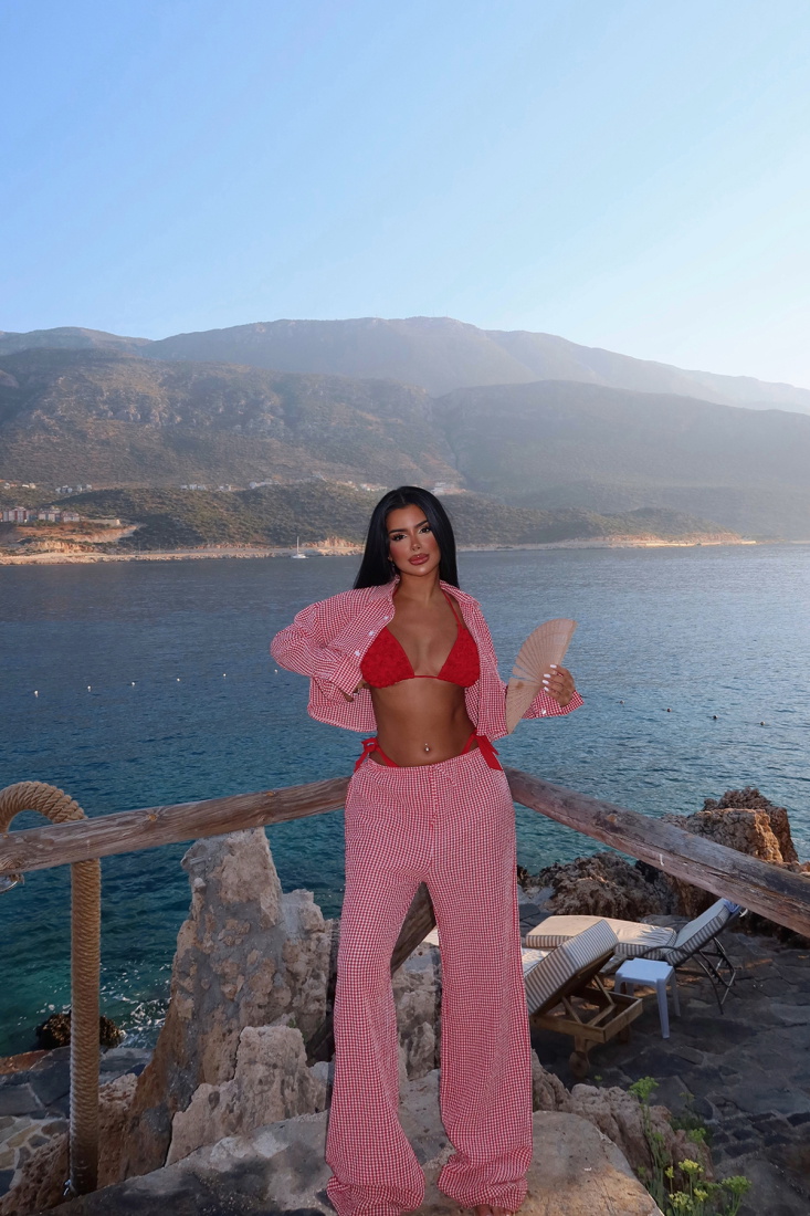 Kırmızı Polina Pötikare Takım ATE-1511 - EYYO