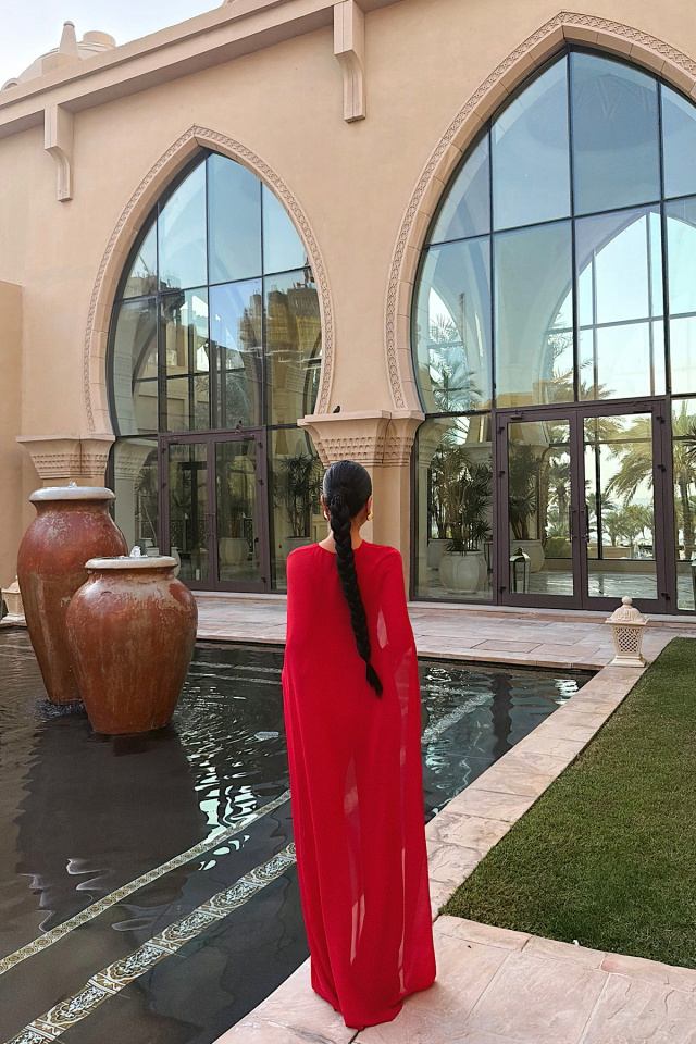 Kırmızı Akei Transparan Bluz ATE-4897 - 5