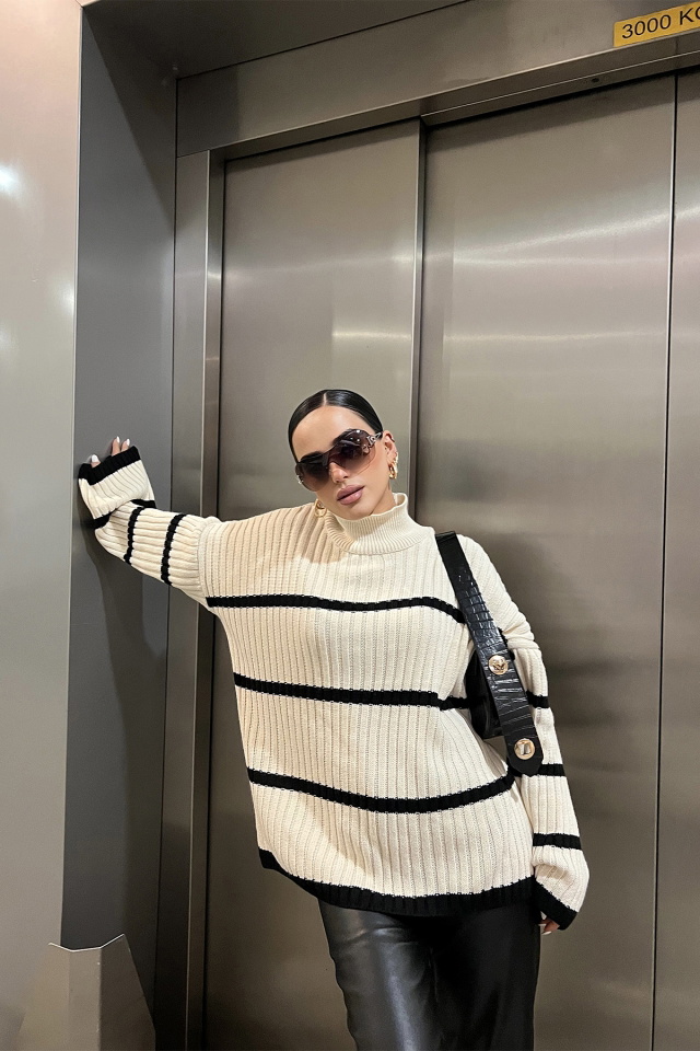 Knitwear Turtleneck Sweater ATE2166 - 3
