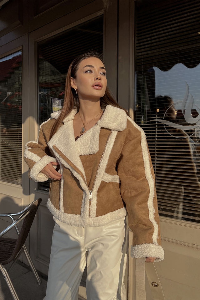 Kontrast Yünlü Mont ATE2628 - 8