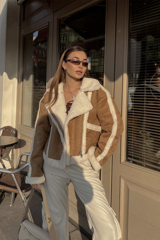 Kontrast Yünlü Mont ATE2628 - 6