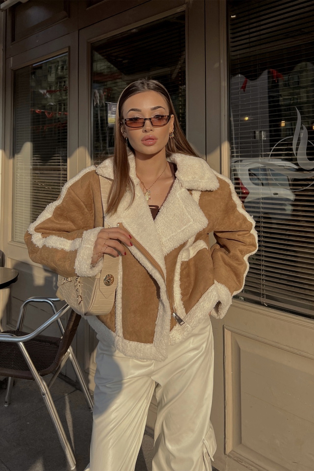 Kontrast Yünlü Mont ATE2628 - 10