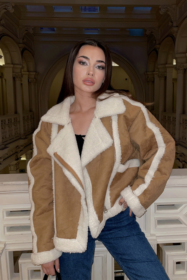 Kontrast Yünlü Mont ATE2628 - EYYO