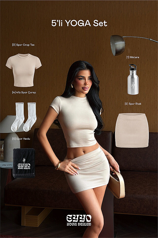 Krem 5'li Yoga Set -