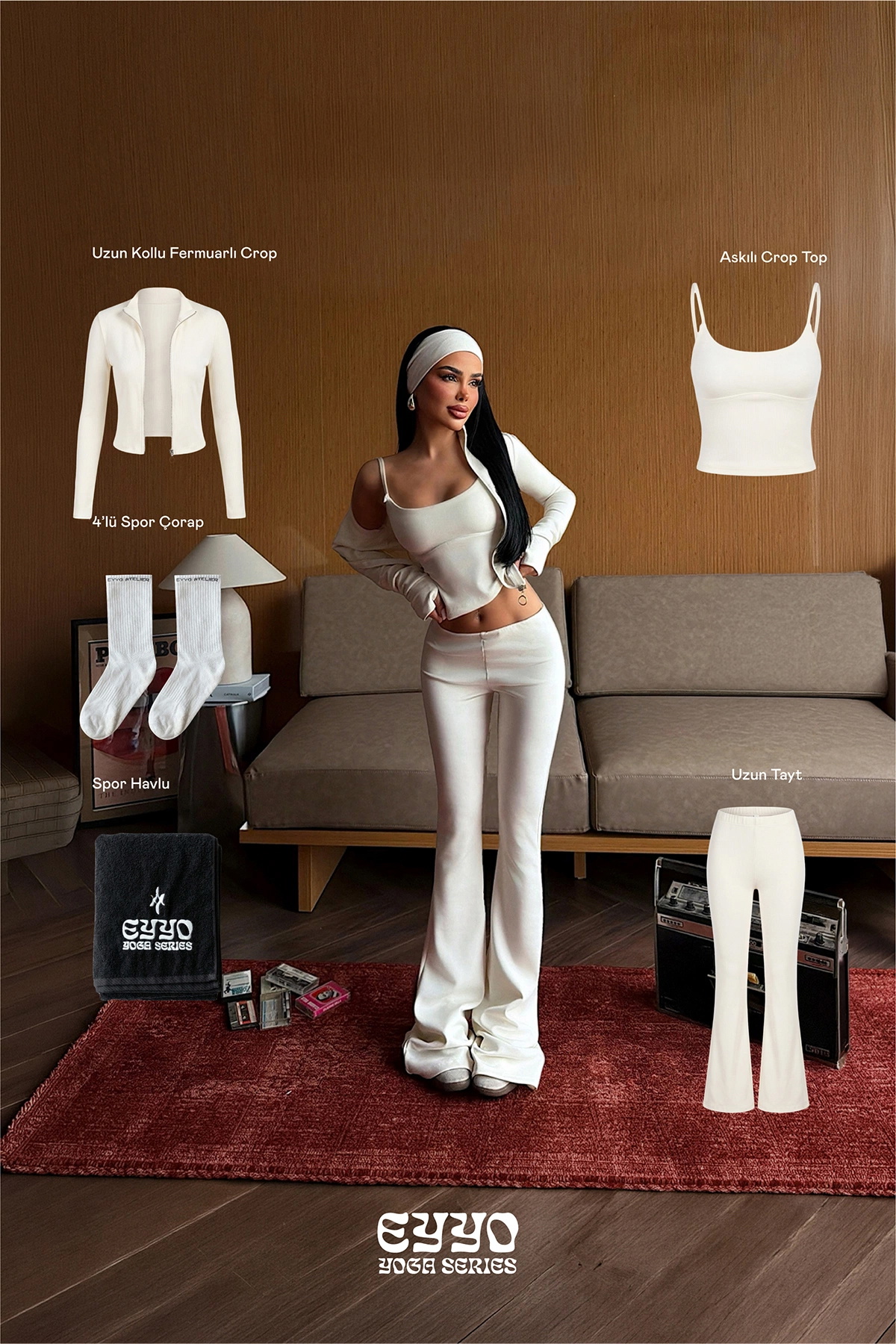 Krem 5'li Yoga Set - 1