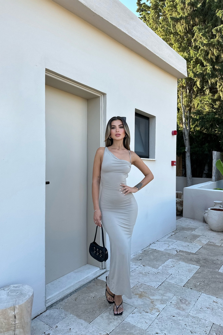 Askılı Uzun Elbise ATE7508 - EYYO