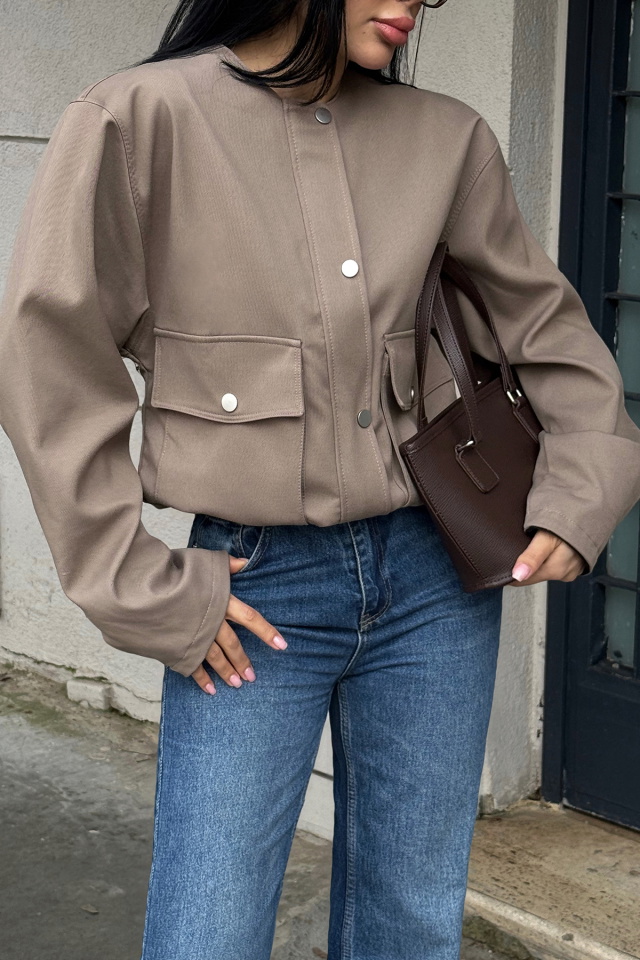 Krem Letica Ceket ATE-2381 - 2