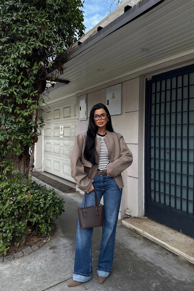 Krem Letica Ceket ATE-2381 - 3