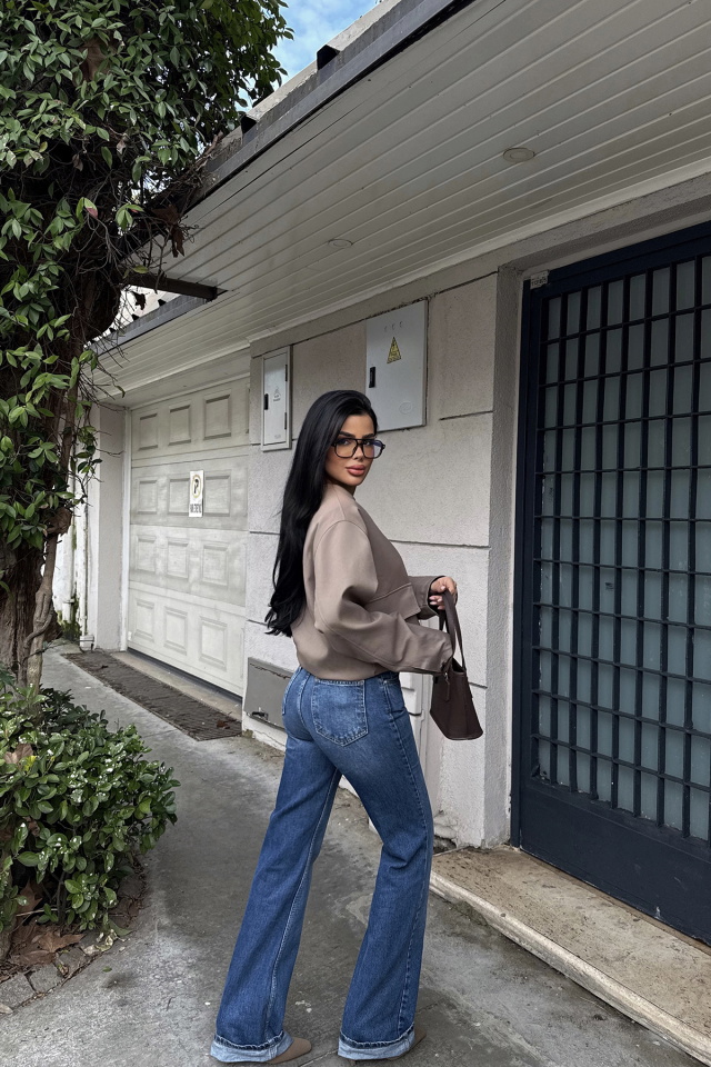 Krem Letica Ceket ATE-2381 - 6