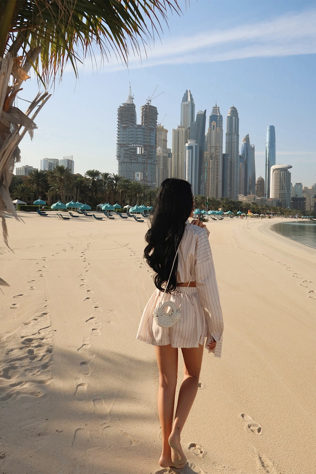 Krem Opaleye Çizgili Şortlu Gömlek Takım ATE-4692 - 4