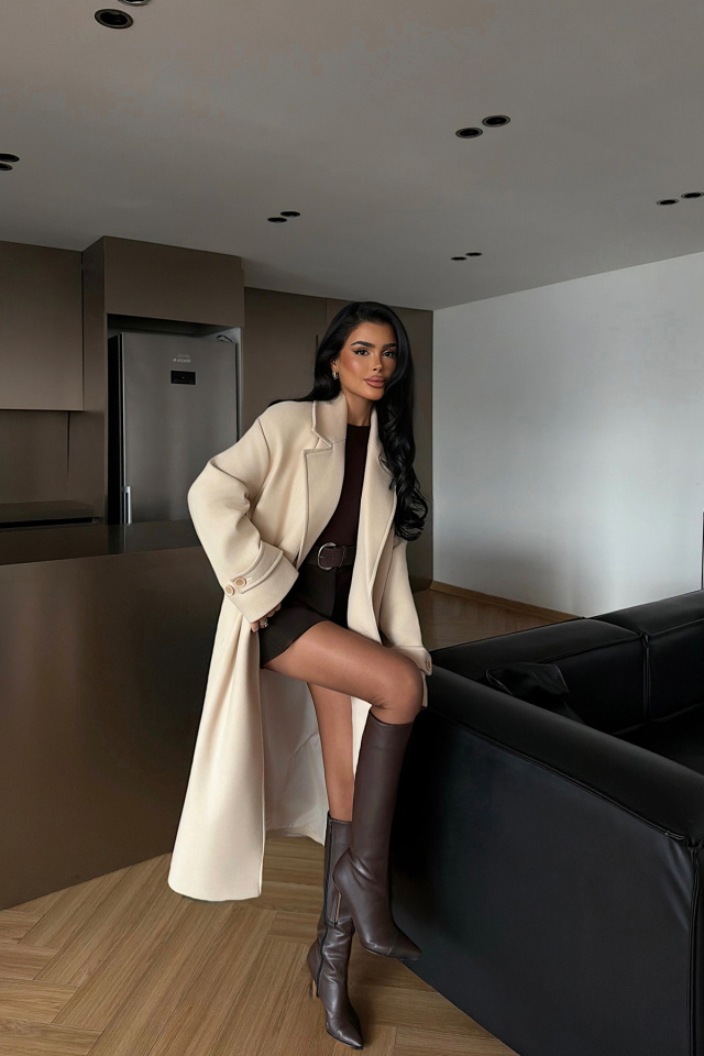 Krem Samuel Uzun Kaban ATE-4474 - 3