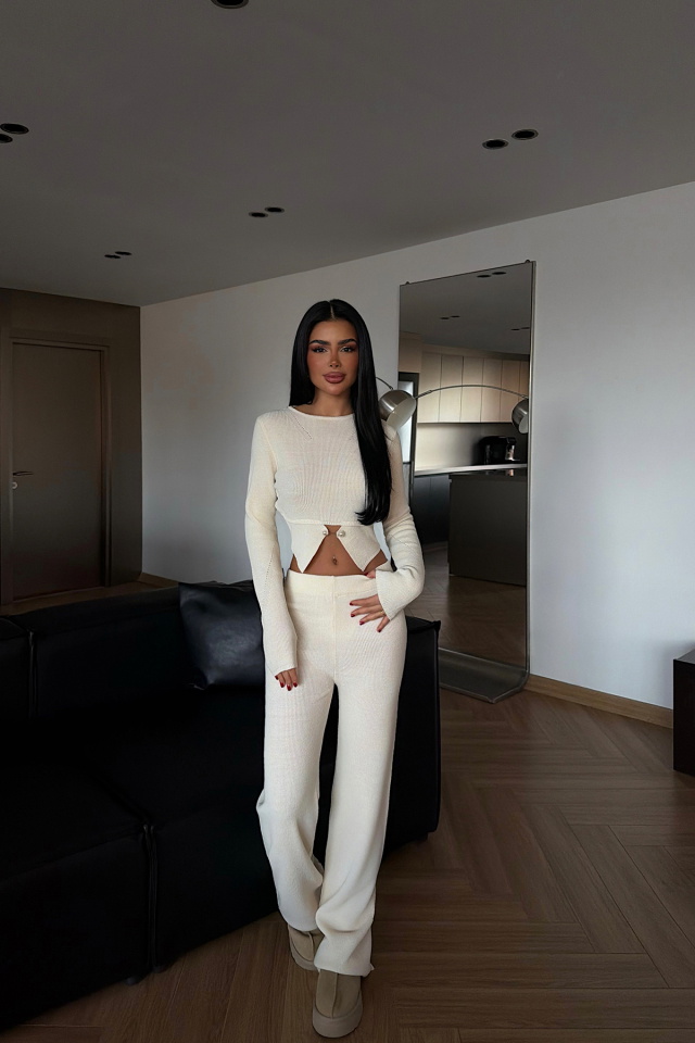 Krem Octavia Triko Takım ATE-4438 