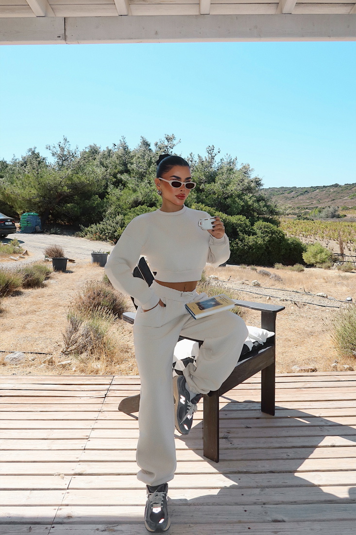 Krem Fluid Eşofman Takım ATE-3701 - EYYO